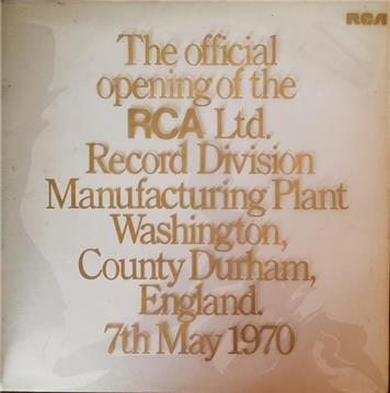  - The opening of the RCA factory  in 1970
